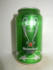 HEINEKEN CHAMPIONS LEAGUE SOCCER Beer can from HOLLAND for USA (355ml) Empty !!