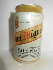 OCOC SAN MIGUEL Pale Pilsen Beer can from INDONESIA (330ml) Empty !!