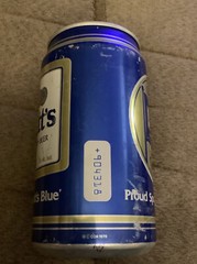 Labatts Pilsner Beer Can Xbox Olympic Winter Games Calgary 88 Proud Sponsor Can