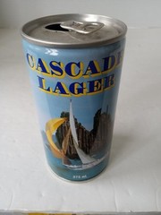 CASCADE LAGER Beer Can 375ml Steel Stay Tab Tasmanian Breweries AUSTRALIA 1984