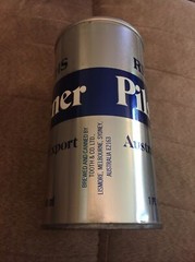 Reschs Pilsener Australian Export Beer Can 1pt 9 Oz Straight Steel
