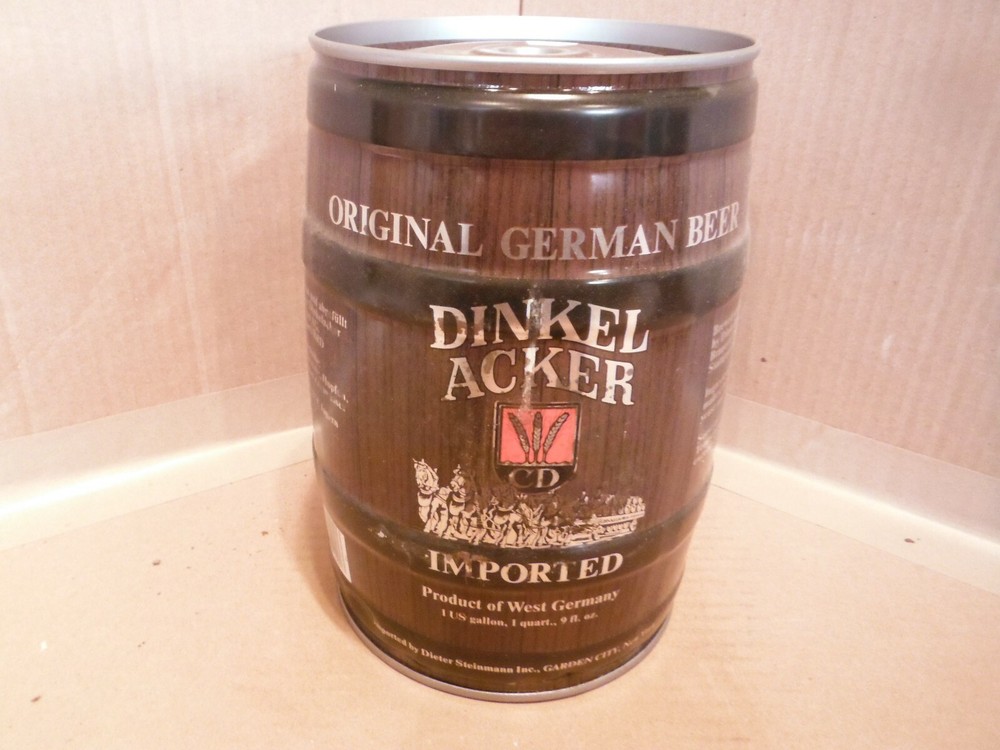 DINKEL ACKER IMPORTED 5 LITER MINI BEER KEG~GERMANY #105