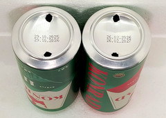 Konrad Empty Beer Cans 500ml Czech Republic 2025-2026 Bottom Open Set of 2 pcs.