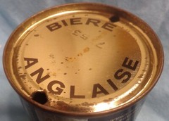Whitbread Ale Beer Can -Scotland – “BIERE ANGLAISE” ON BOTTOM.- 9.3 Oz @1970’s