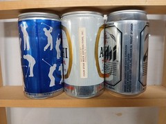 Asian Beer Cans, Suntory Golf, Asahi, Draft Dry From Canada
