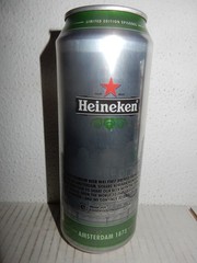 HEINEKEN Bier Vintage Label Beer can from HOLLAND for U.S.A. (50cl) Empty !!
