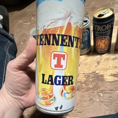 Tennent’s Lager Pull Tab Beer Can Breweriana Theme Collectible Can