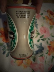 HEINEKEN ROUND EDGE STEEL 12 OZ BEER CAN BREWED IN HOLLAND DIPLOME D’HONNEUR