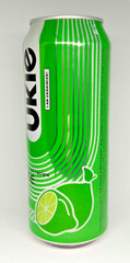 Empty Beer Can UKIE Lounge Lime & Mint 500 ml. Ukraine 2023 Bottom open! 🇺🇦