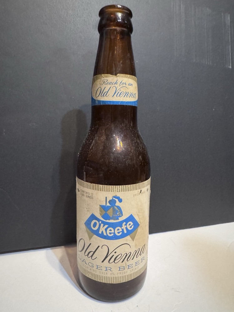Vintage Beer Bottle – O’keefe’s Old Vienna Lager 1960s Canada Empty