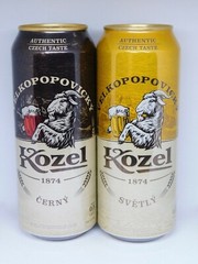 Empty Beer Cans Velkopopovicky KOZEL 500 ml. Ukraine 2021 Bottom Open! 🇺🇦