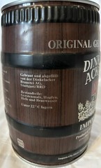 IMPORTED 5 LITER DINKEL ACKER MINI BEER KEG GERMAN GERMANY EMPTY CAN