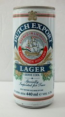 Vintage empty Beer Can Dutch Export Lager Imported for TESCO 440 ml