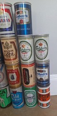 Vintage Beer Can Collection Lot Of 34 EMPTY Cans