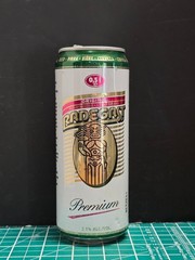 Empty Beer Can RADEGAST 500 ml. CZECH BEER 1998 Top Open (TRAY 17)