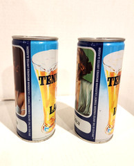 Tennent’s Girls Lager Beer Erica steel beer cans 15.5oz Scotland 2 different