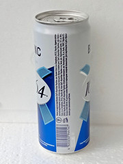 Empty Beer Can KRONENBOURG 1664 BLANC Alcohol Free 330 ml. Ukraine 2025 Open!