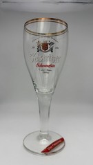Kostritzer Schwarzbeir Beer Glass .3 Liter 9″ Tall Pedestal Das Original
