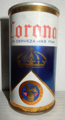 CORONA Cerveza Straight Steel Beer can from MEXICO (350ml) Empty !!