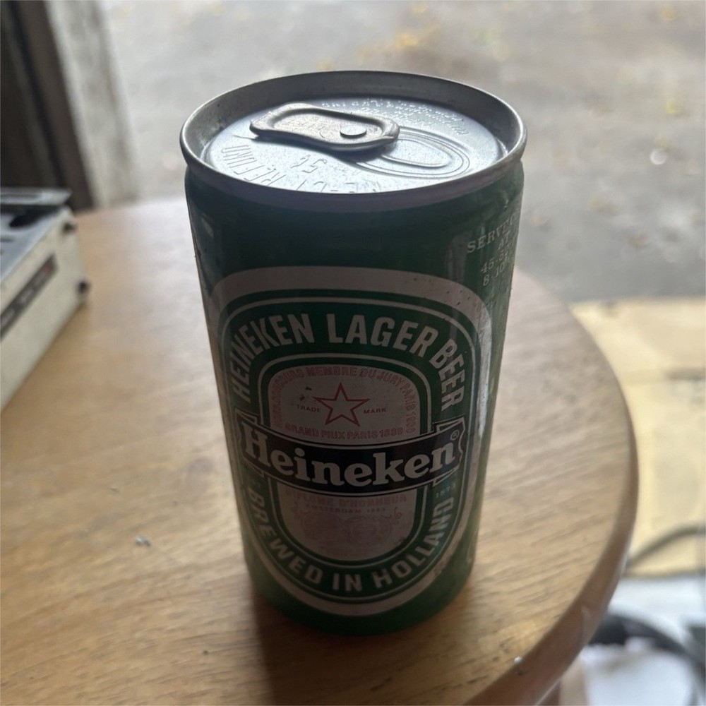 Heineken Lager Beer Pull Tab Can Brewed in Holland Breweriana Collectible