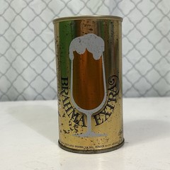 BRAHMA EXTRA Vintage Steel Beer Can 12 oz Brazil Pull Tab