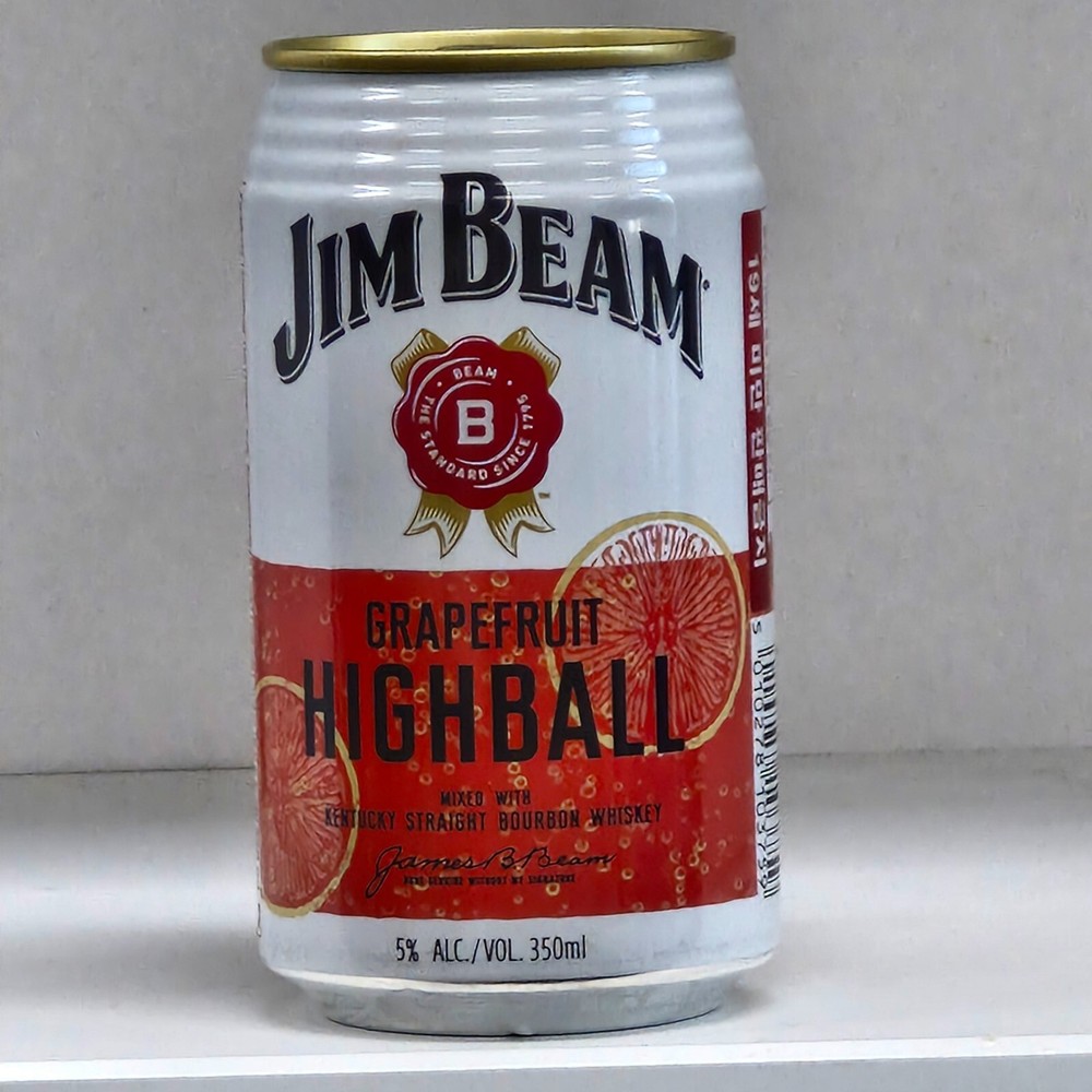 JIM BEAN GRAPEFRUIT Can Empty 350ml.