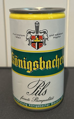 Konigsbacher Pils Beer Can Germany 11oz