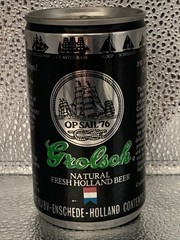 Vintage Beer Can Grolsch Natural Fresh Holland Beer Pull Tab Empty Aluminum Can