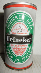 HEINEKEN Beer Straight Steel Beer Can from HOLLAND (34cl) Empty Beercan !!