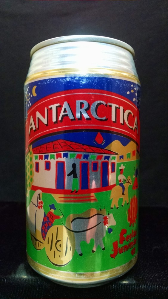 ANTARCTICA CERVEJA FESTAS JUNINAS 97 – 1997 – 350ML PULL TAB CAN – BRAZIL
