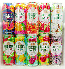 Obolon Beer Mix Empty Beer Cans 500ml Ukraine 2021-2026 Bottom Open Set of 10