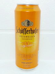 Empty Schofferhofer Hefeweiz Beer Can 500 ml Germany 2025 Bottom Open