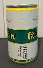 Konigsbacher Pils Beer Can Germany 11oz