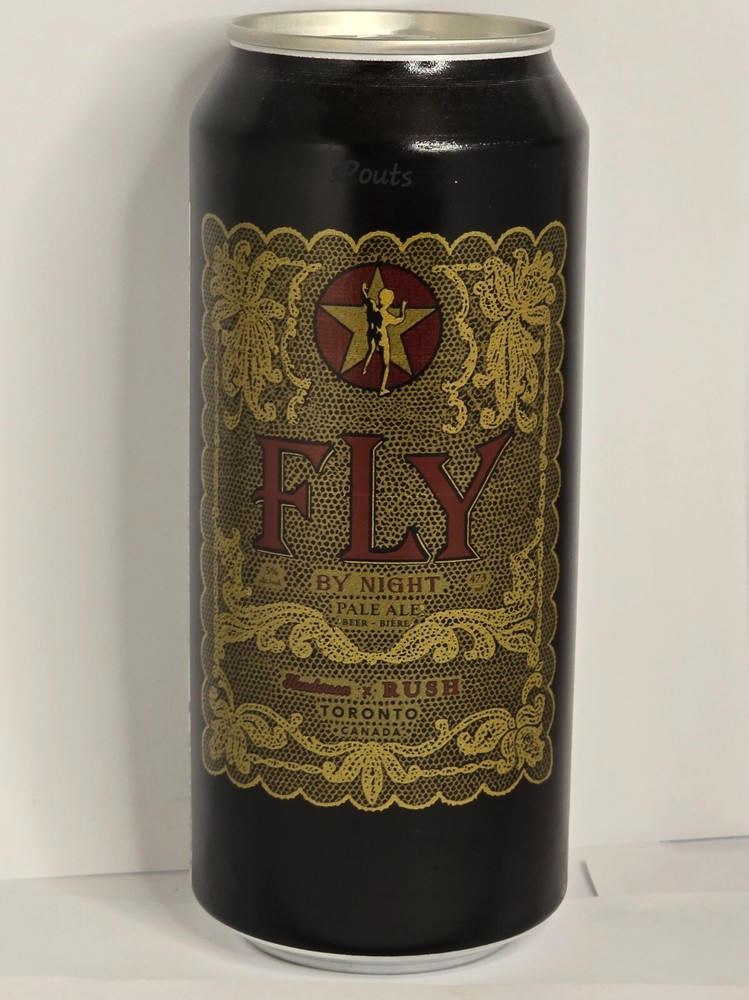 RUSH FLY-BY-NIGHT PALE ALE BEER CAN ROCK MUSIC BAND ’23 HENDERSON TORONTO CANADA