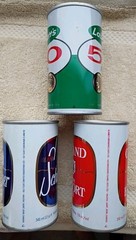 3 VINTAGE DIFFERENT CANADIAN EMPTY BEER CANS – SCHOONER – OLAND – LABATT’S 50