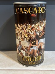 Vintage Cascade Lager 1983 T.A.N.F.L. Grand Final 375ML Steel Beer Can