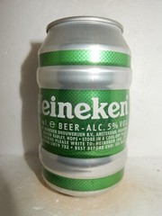 HEINEKEN Premium Lager Beer can from HOLLAND for U.K. (33cl) Empty !