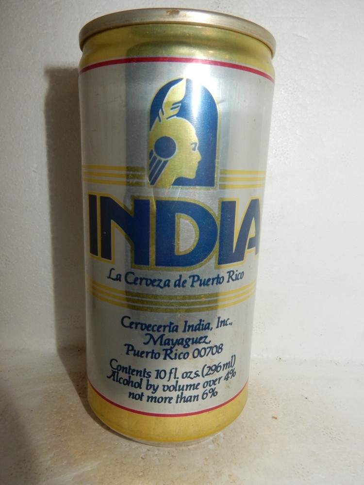 OCOC INDIA Beer can from PUERTO RICO (296ml) Empty Beercan !!