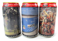 West End Draught Beer Cans Hall Of Fame Collectors Edition 375ml Tops Open