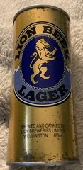 Lion Beer Lager Textured 460 ml Beer Can Lion Breweries Wellington New ZEALAND