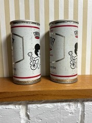 Vintage Corona Steel Beer Cans 10 Oz Pull Tab 60’s-70’s Puerto Rico Set Of 2