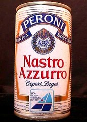 PERONI NASTRO AZZURRO EXPORT LAGER SFIDA CUP 1981 – 330ML PULL TAB CAN – ITALY