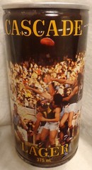 Cascade Beer Can – Football 1983 – Australia – 375 ml – (about 12.5 Oz) Steel