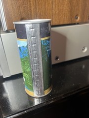 VTG Leopard Deluxe Lager Beer, 460 ml, Steel Can, Product of New Zealand, empty