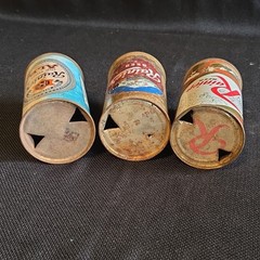 Vintage Rainier Beer 12 Oz. Cans Lot of 3 Breweriana Collectible Old Stock Ale