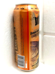 Empty Beer Can HONEY LESHCH /Bream/ 500 ml. Ukraine 2024 Bottom Open