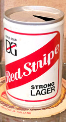 RED STRIPE STRONG LAGER PULL TAB BEER CAN 275mL CHARLES WELLS KINGSTON JAMAICA