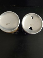 Suntory Beer Can Pull Top Golfers Japan 2 Can Lot – Osaka & Tokyo Japan
