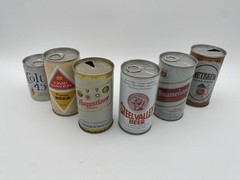 Collectible Beer Can Bundle – Vintage Mixed Brand Six Pack #17 – 1970’s-1980’s