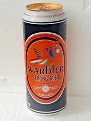 Empty Beer Can WARBLER Ukrainian Export to India 500 ml Obolon 2025 Botton Open!